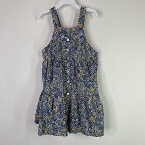 Bisby Girls Dress Jumper Navy blue Floral, Size 6
